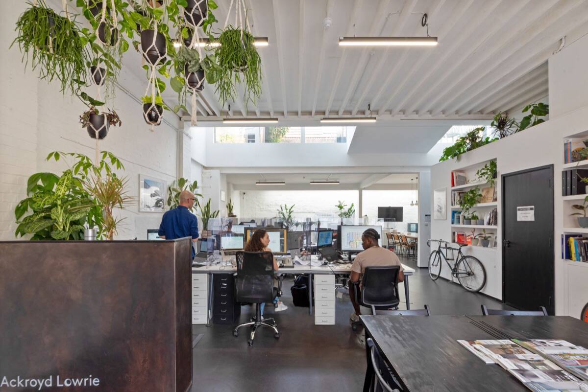 The Ackroyd Lowrie studio on Vyner Street